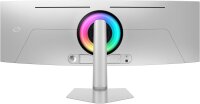 Samsung Odyssey OLED G93SC Curved Gaming Monitor, 49 Zoll, OLED-Panel, 5.120 x 1.440 Pixel, Freesync Premium Pro, Bildwiederholrate 240 Hz, Reaktionszeit 0,03 ms (G/G), Bildschirmkrümmung 1.800R